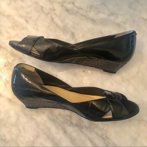 Cole Haan Darleen Nike Air peep toe flats